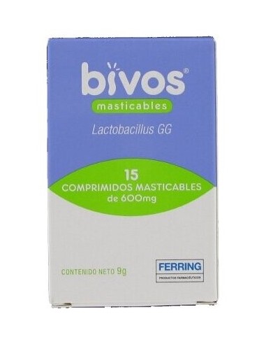Bivos Lactobacillus Masticables Ferring 15 Comprimidos Masticables