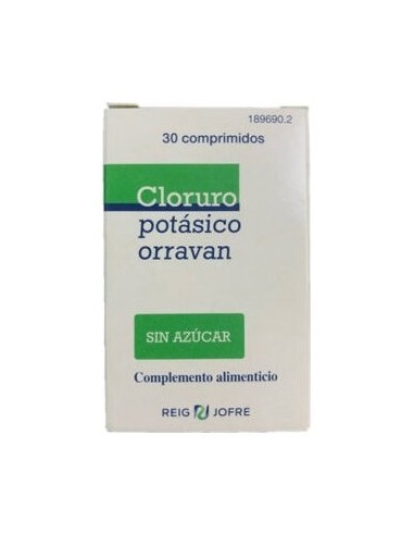 Cloruro Potasico Orravan 30 Comprimidos