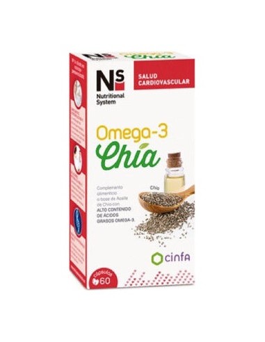 Ns Omega-3 Chia 120 Caps