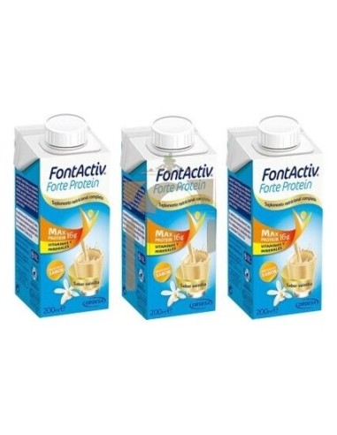 Fontactiv Forte Prot Vainil 200M 3 Briks