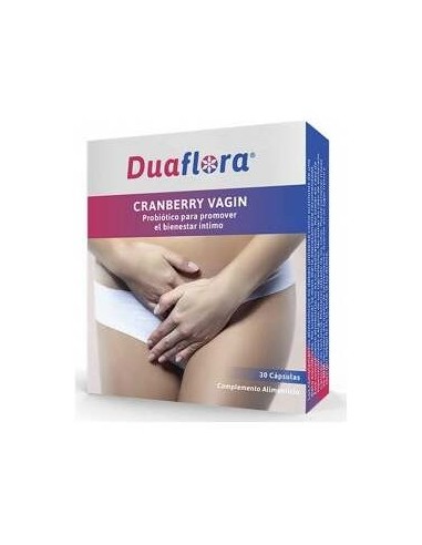 Duaflora Cranberry Probiótico Vaginal 30 Caps