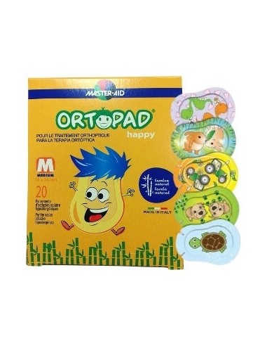 Ortopad Parche Ocular Happy Medium 20 U