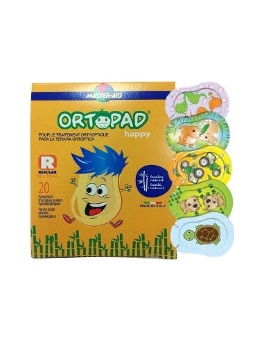 Ortopad® Happy Parche Ocular Regular 20Uds