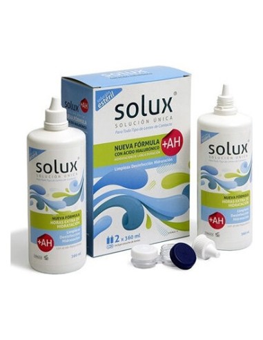 Solux Soluc Todo Tipo Lentes 2 X 360 Ml