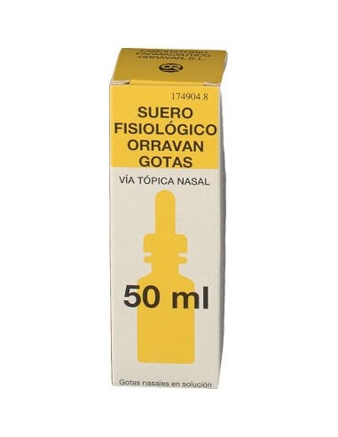 Suero Fisiologico Orravan Gotas 50 C.C.