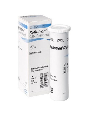 Reflotron Tira Colesterol Sangre 30 T