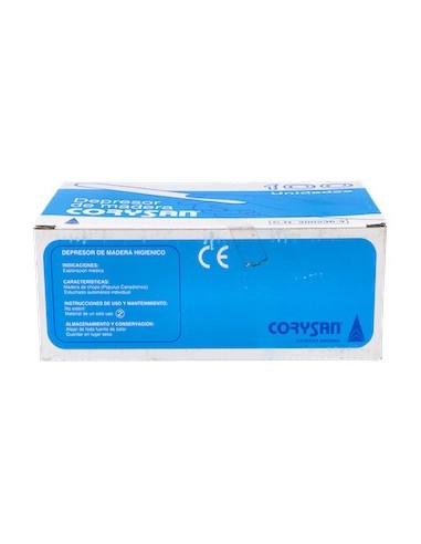 Depresor Madera Corysan 100 Und.