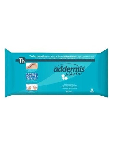 Addermis Toallitas Adultos 60 Unidades