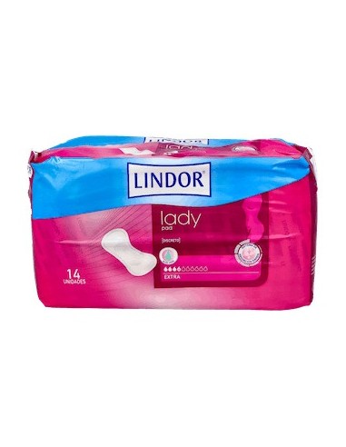 Lindor Lady Pad Extra 4 Gotas 14 Un