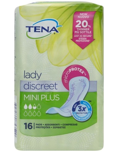 Tena Discreet Mini Plus 16 Und