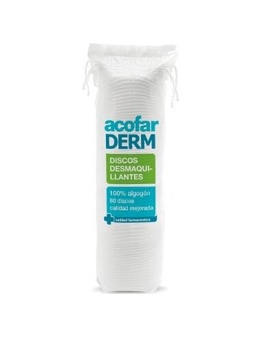 Acofarderm Discos Para Desmaquillar 80Uds