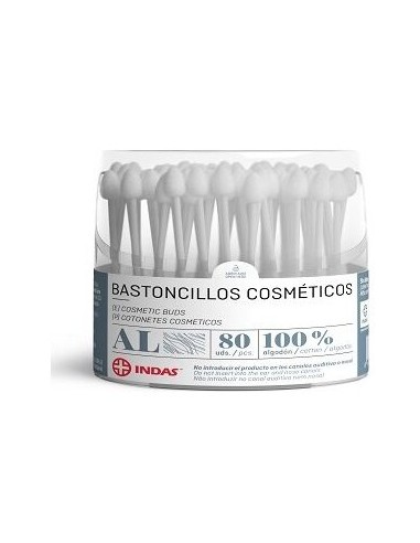 Indas Bastoncillos Cosmeticos 80 Unid