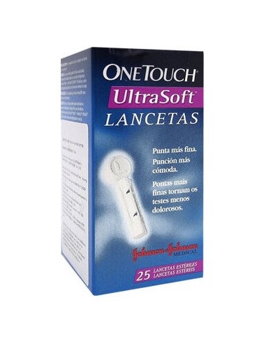 One Touch Ultrasoft 25 Lancetas