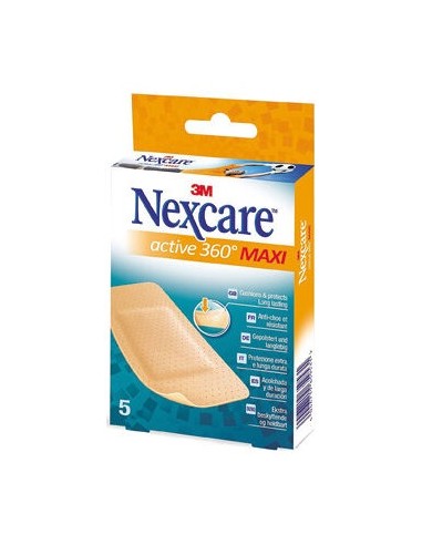 Nexcare® Active 360º Maxi Tiras Adhesivas 54X86Mm 5Uds