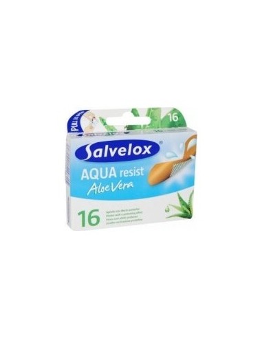 Salvelox Aqua Resist Apósito Adhesivo Aloe Vera 16Uds