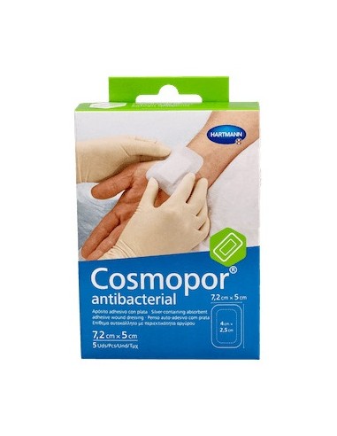 Cosmopor Antibacterial Lf 7,5X5 Cm 5 Apo