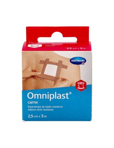 Omniplast® Esparadrapo Rosa Tela 5Mx2,5Cm 1Ud
