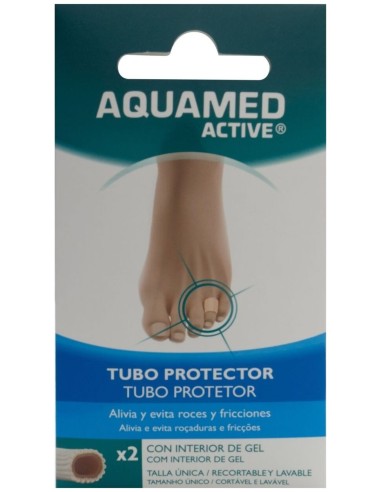 Aquamed Tubo Protector Recubrimiento Interno De Gel 2Uds