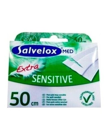 Salvelox Med Extra Sensitive Adhesivo 1 Aposito 50 Mm X 6 Mm