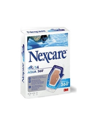 Nexcare® Aqua 360º Tiras Adhesivas Surtido 14Uds