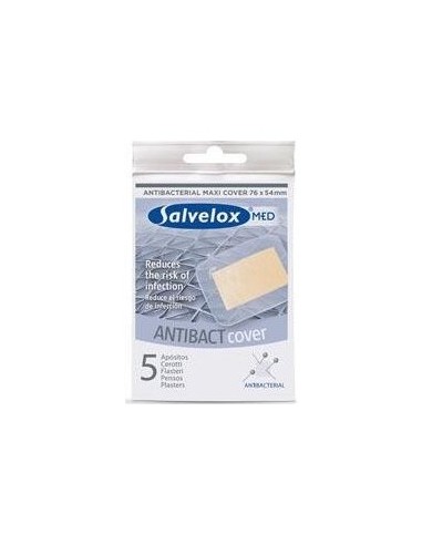 Salvelox Med Antibacteriano Cover Apósito Adhesivo 5Uds