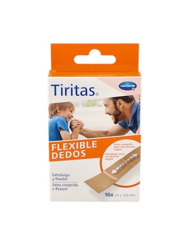 Tiritas Tela Elastic Dedos Extra Largas