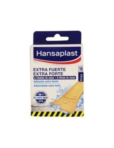 Hansaplast Extra Fuerte Apósitos Adhesivos 16 Tiras