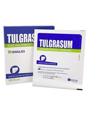 Tulgrasum Aposito Esteril 10 X 10 Cm 10Uds