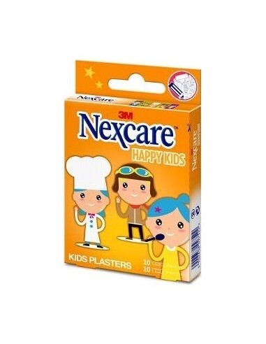 3M Nexcare Active Happy Kids Aposito Adhesivo Professions 10Uds