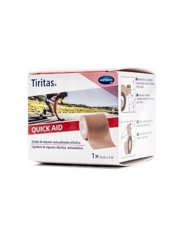 Tiritas Quick Aid Piel 6 Com X 2 M 1Ud.