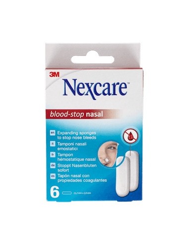 Nexcare Blood Stop Tapon Nasal  2 Unidades