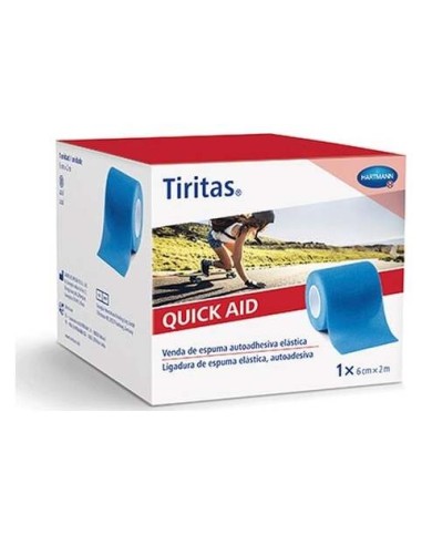 Dermaplast Tiritas Quick Aid Azul 6 Com X 2 M 1 Ud