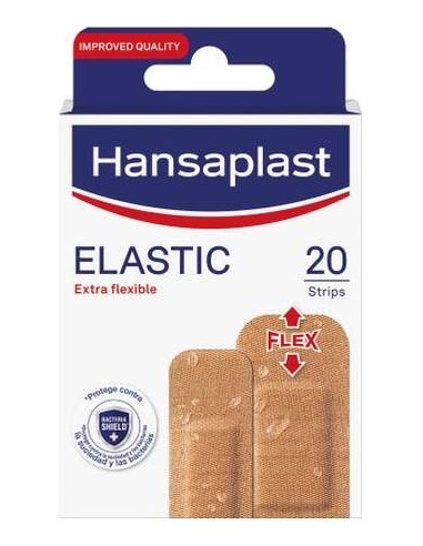 Hansaplast Elastic Aposito Adhesivo 2 Tamaños 20 Strips