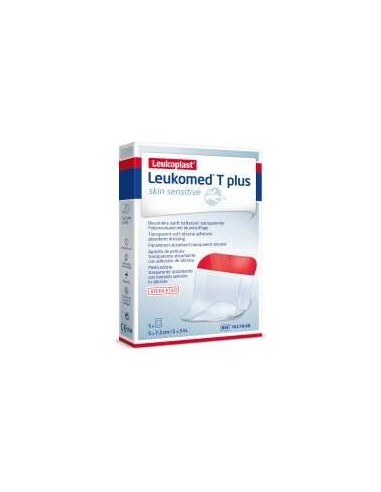 Leukomed T Plus Skin Sensitive 5X7,2Cm 5 Uds