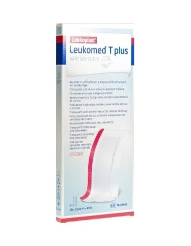 Leukomed T Plus Skin Sensitive 10X25Cm 5 Uds