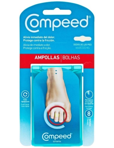 Compeed Ampollas En Dedos Pies 8 Und.