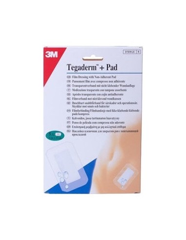 Tegaderm + Pad Apósito Transparente 9X25Cm 5Uds