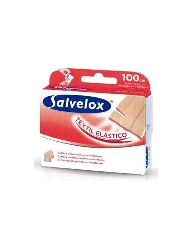 Salvelox Apósito Textil Elástico 100Cmx6Cm 1Ud