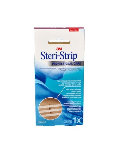 Steri Strip Tiras De Sutura Cutánea 75Mm X 6Mm