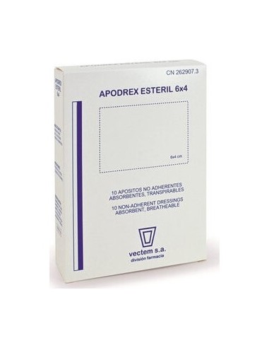 Apodrex Aposito Esteril 6 X 4 Cm 6 U