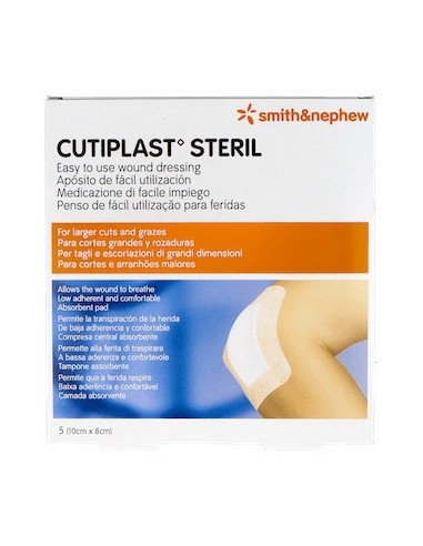 Cutiplast® Apósito Adhesivo Estéril 5Uds