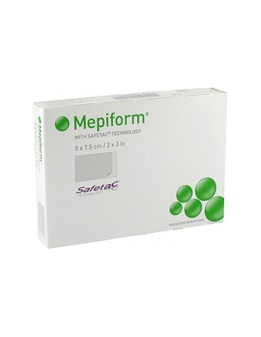 Mepiform Reductor De Cicatriz Silicona Lámina 5X7,5Cm 5Uds
