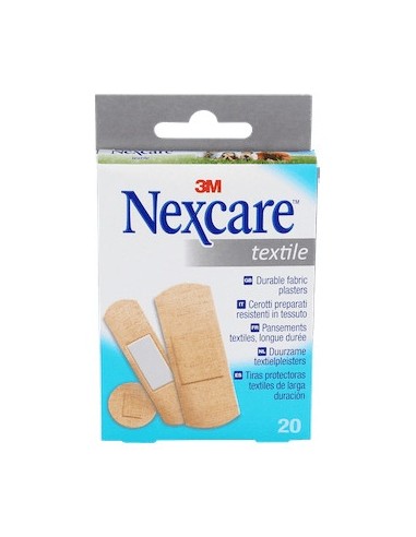 Nexcare® Textile Strips Tiras Adhesivas Surtido 20Uds