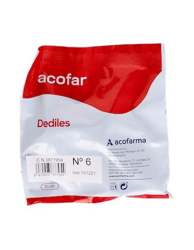 Dediles Acofar N.6 12 Und.