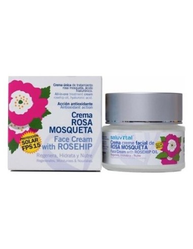 Saluvital Crema De Rosa Mosqueta Piel Seca 50Ml