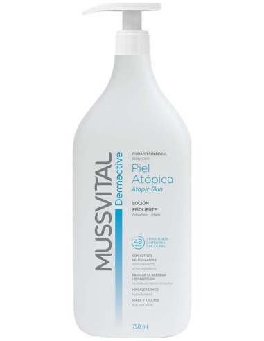 Mussvital Derma Leche Corporal Pieles Atópicas 750Ml