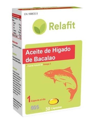 Relafit Ms Aceite De Hígado De Bacalao 30Cáps