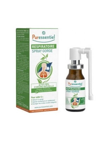 Puressentiel Spray Garganta 4 Aceites Esenciales 15Ml