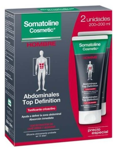 Somatoline® Hombre Abdominales Top Definition Sport 200Ml+200Ml