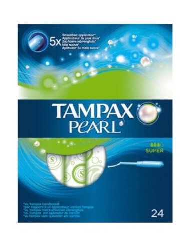 Tampones Tampax Pearl Super 24 Unidades